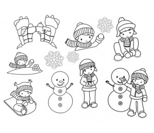 Stickdserie - Winterboys